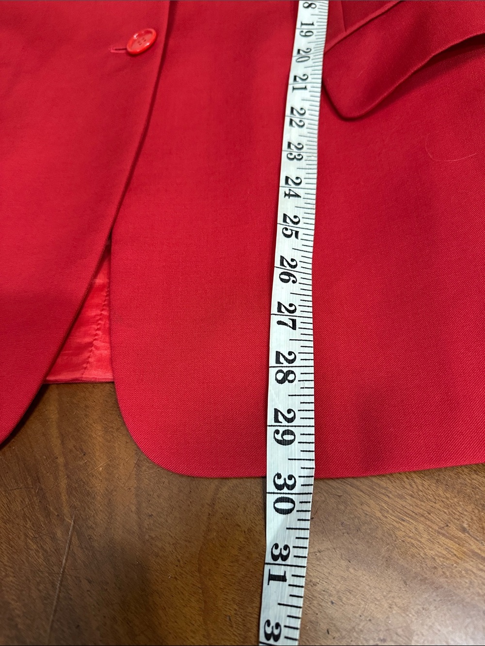 Burberrys' Vintage Logo Red Blazer - Picture 10 of 12